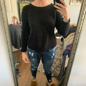 Black Knit sweater